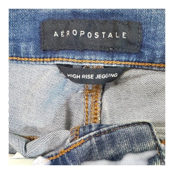 Aero High Rise Jegging Womens Size 18R Seriously Stretchy Denim Blue New w/ Tags - Picture 7 of 9